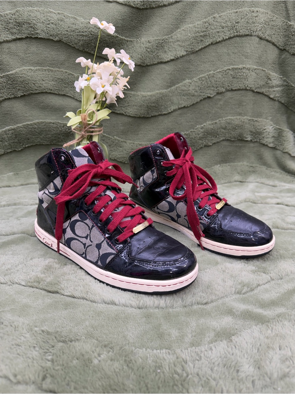 Coach high top sneakers